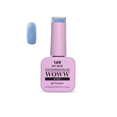 Ημιμόνιμο Βερνίκι New Woww Cosmetics 10ml Sky Blue - 149